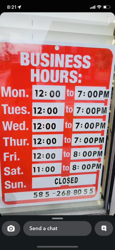 Hours Sign
